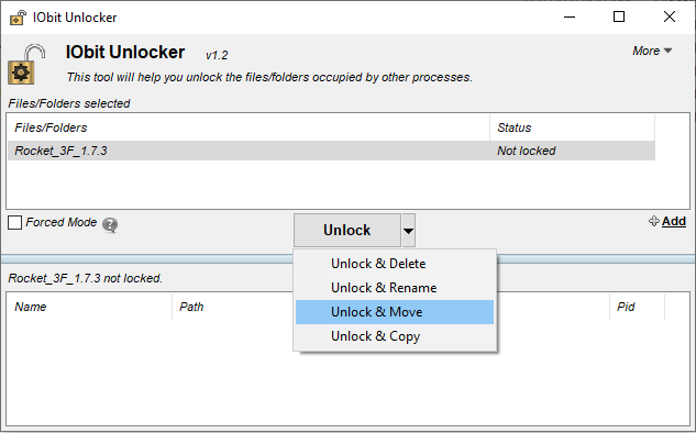 IObit Unlocker 1.2