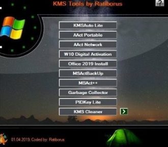 Download Ratiborus KMS Tools 08.03.2025 Mới nhất active Windows, Windows Server, Microsoft Office