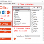 Download Office 2013-2019 C2R Install Lite v6.4.5 cài đặt và kích hoạt office 2019 2016 dể dàng