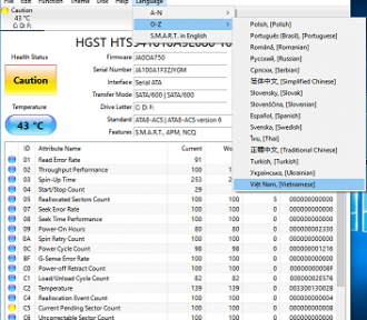 Download CrystalDiskInfo 9.5.0  – Phần mềm kiểm tra ổ cứng máy tính