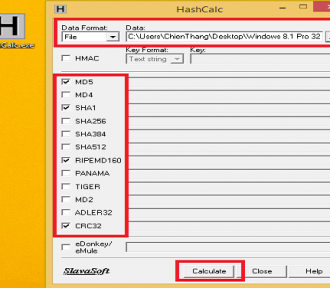 Cách kiểm tra tính toàn vẹn của file tải về bằng mã MD5, SHA1