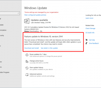 Tải về Windows 10 21H1 Insider Preview build 19043