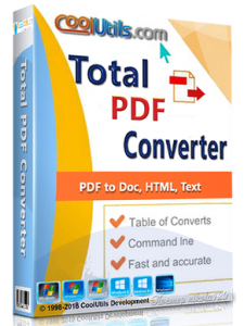 Download Coolutils Total PDF Converter 6.1 – Chuyển đổi PDF sang các định dạng khác