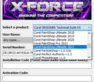 Corel All Products Universal Keygens by X-Force