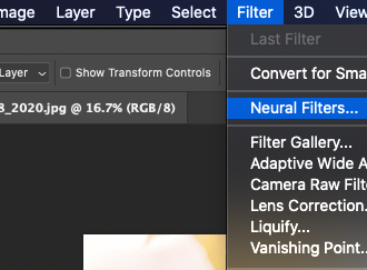 Download Photoshop 2021 Neural Filter – Bộ lọc thần kinh cho Photoshop