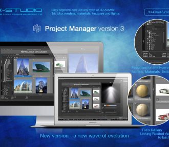 Download Project Manager 3.22.10 for 3DS Max 2016-2024