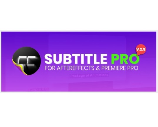 Download Aescripts Subtitle Pro 2.9.6 for After Effects (Win/Mac)