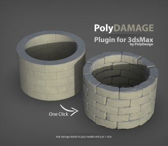 Download PolyDamage v1.52 for 3Ds Max – 3ds Max plugin