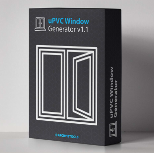 Download uPVC Window Generator v1.1 for 3ds Max – Hướng dẫn cài đặt chi tiết