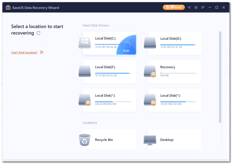 easeus data recovery wizard professional 13.5 download