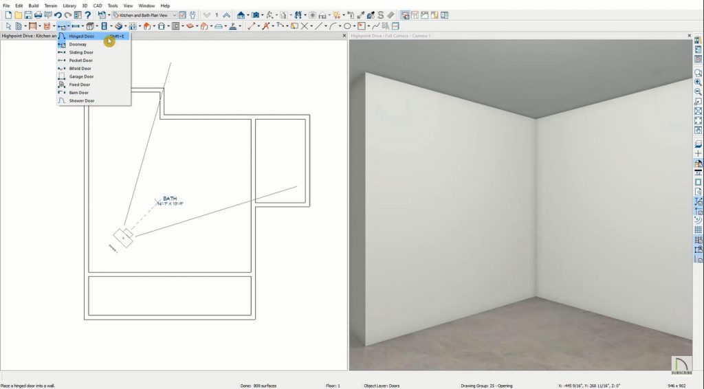 customize chief architect library object