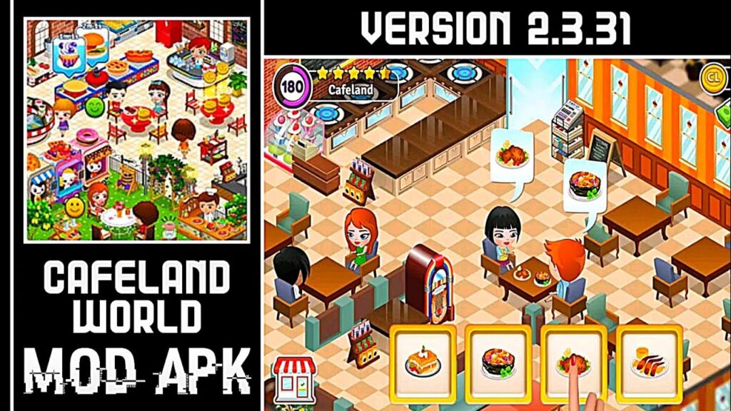 Game Cafeland – World Kitchen MOD