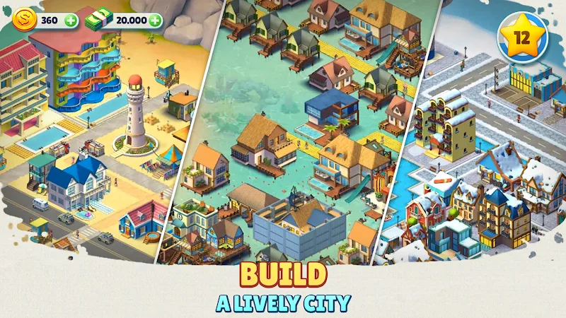 Game Cosy Town: Build Explore MOD APK