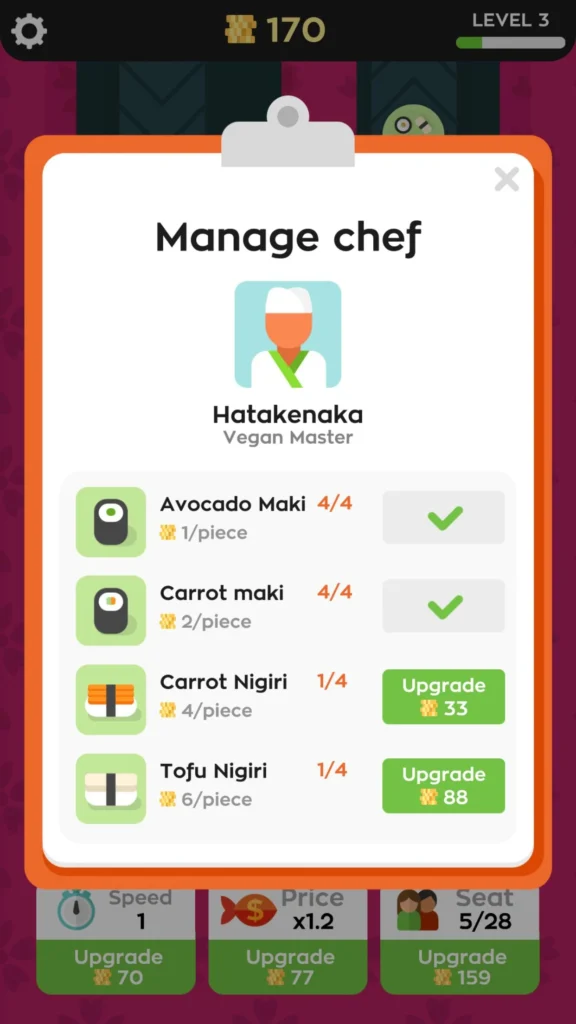 Sushi Bar Idle MOD